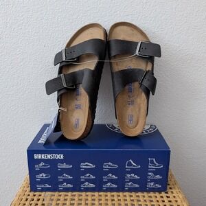 New Birkenstock Arizona Sandals Black Size W10 M8 Unisex